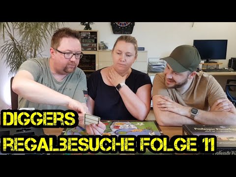 Regalbesuche - Digger bei Euch zu Gast - Folge 11 – Henning & Odile - Brettspiele - Boardgame Digger
