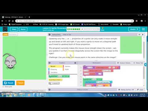 Code.org | Computer Science Discoveries | Unit 3 Lesson 9 part 1 exercises