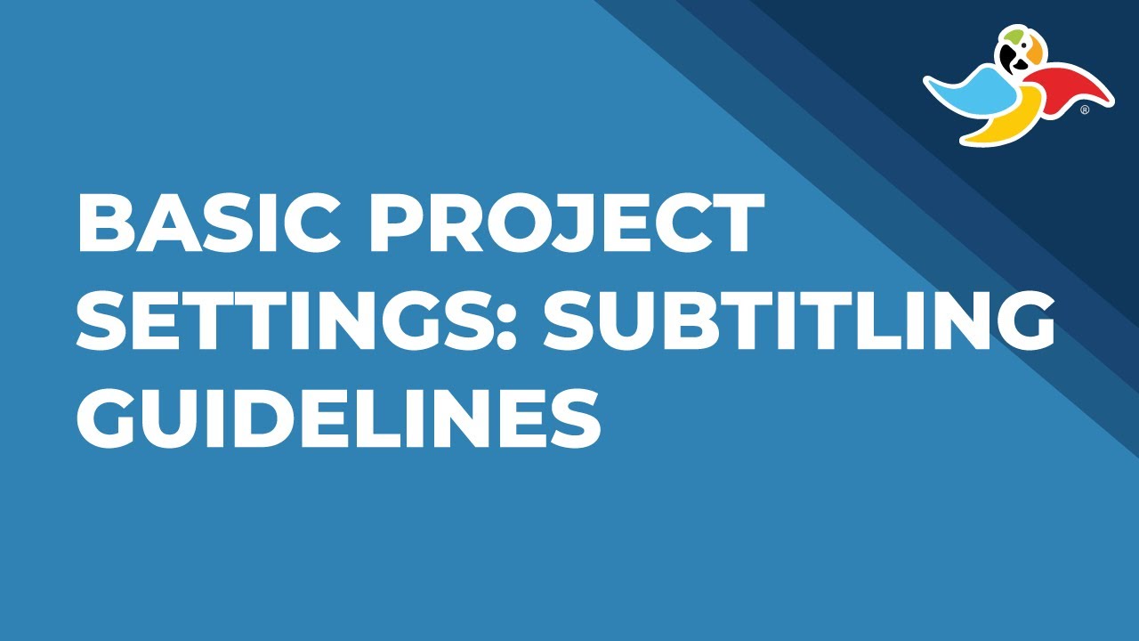 Basic Project Settings in EZTitles: setting subtitling guidelines | Episode 20