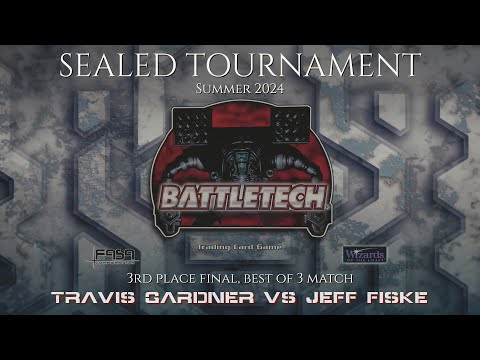 BattleTech TCG | Sealed Tournament 3rd Place Final - Gardner vs Fiske