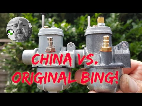 Vergleich Bing 15mm Carburator mit Chinanachbauvergaser