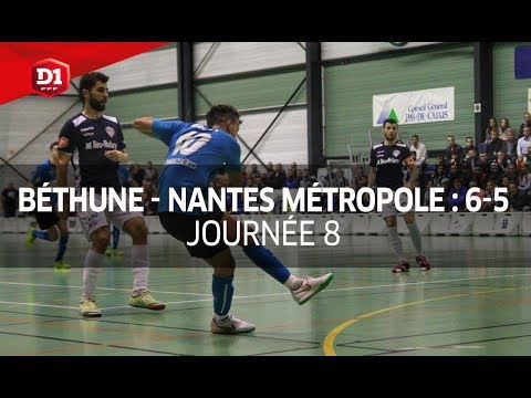 J8 : Bethune Futsal - Nantes Métropole (6-5), le résumé
