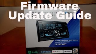 Kenwood DPX303MBT Firmware Update Guide - HF Error 68 - How To Update Head Unit - Walk-Through