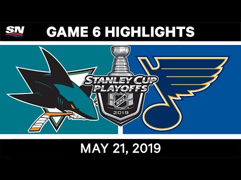 NHL Highlights | Sharks vs. Blues, Game 6 – May 21, 2019