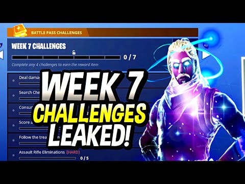 FORTNITE SEASON 5 WEEK 7 CHALLENGES LEAKED! HOW TO GET ROAD TRIP SKIN!