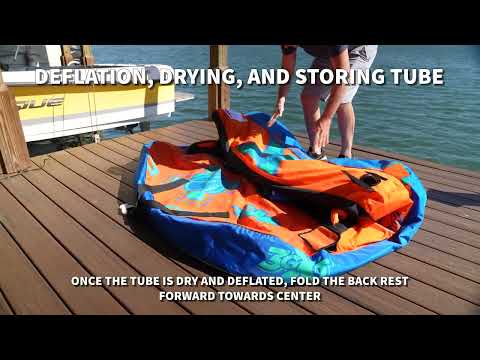Tube Care for Beginners. How to inflate, deflate and store your HO Sports towable Tube.