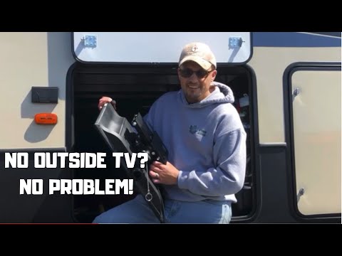 RV Outdoor TV installation-MORryde Extending Swivel Wall Mount