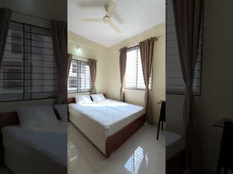 Video thumbnail for A109: Fully furnished 1 BHK Flat for rent in whitefield | Kots Lune