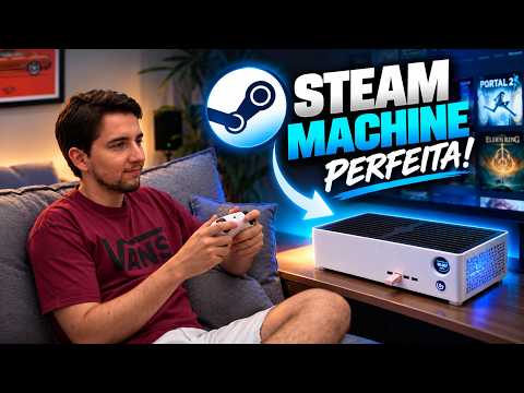 MONTEI uma STEAM MACHINE com a “PLACA DO PS5”! Guia completo da BC250
