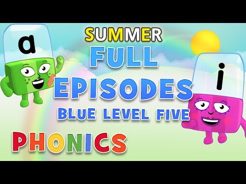 #SummerLearning Alphablocks - Blue Level Five | FULL EPISODES 7-9 | Learn to Read | #HomeSchooling