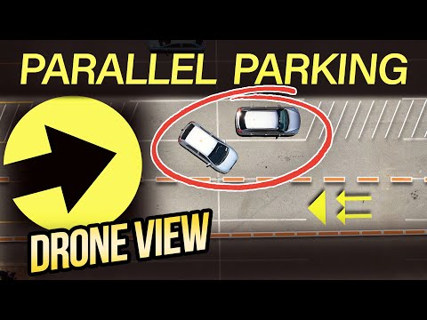 Reverse Parallel Parking Easy Method (REAL DRIVING LESSON)