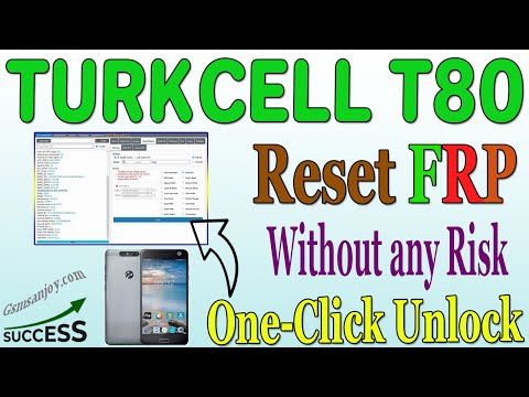 TURKCELL T80 Reset FRP Unlock Android 7.1 | One-Click Solution by DFT Pro #Gsmsanjoy