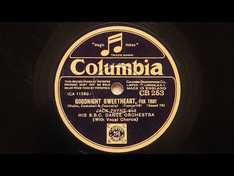 Jack Payne and His BBC Dance Orchestra – Goodnight Sweetheart