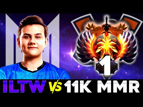 iLTW vs TOP 1 MMR - EPIC CARRY BATTLE