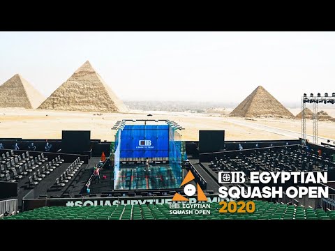 CIB Egyptian Open 2020 - Court 2 Livestream - Rd 1 Afternoon Session