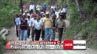 preview picture of video 'INAUGURACION CARRETERA C.P PIQUIJACA SAN FELIPE-JAEN'