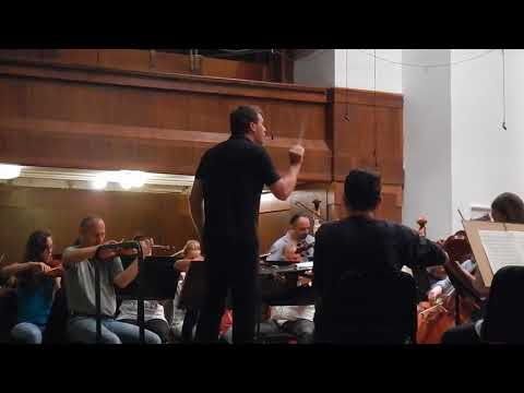 Orchesterprobe Belgrader Philharmonie mit Gabriel Feltz