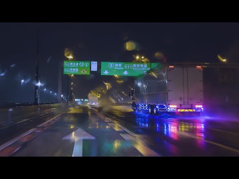 ☔️Driving in the rain😴for deep sleep💤