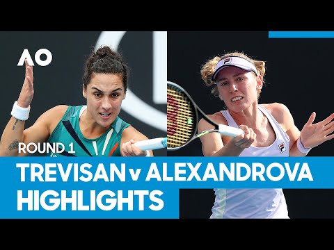 Martina Trevisan vs Ekaterina Alexandrova Match Highlights (1R) | Australian Open 2021