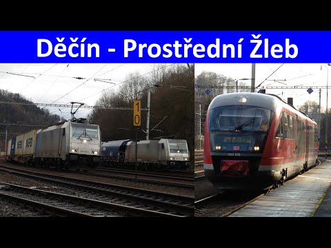 Vlaky - Děčín-Prostřední Žleb - 25.2.2020