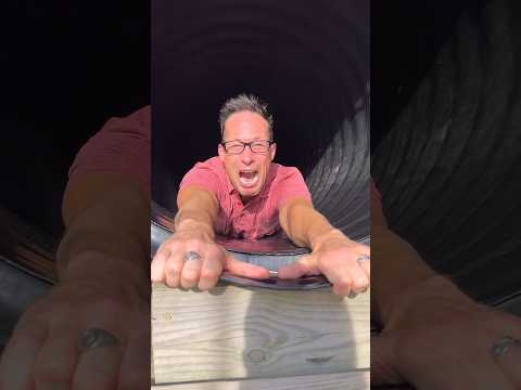 SCARY SLIDE REVENGE ON DAD #shorts