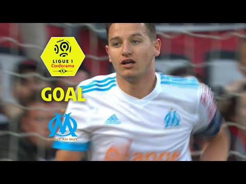 Goal Florian THAUVIN (14') / EA Guingamp - Olympique de Marseille (3-3) (EAG-OM) / 2017-18