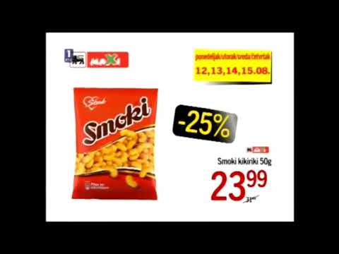 Maxi 7 dana popusta reklama (12-15.08.2013)