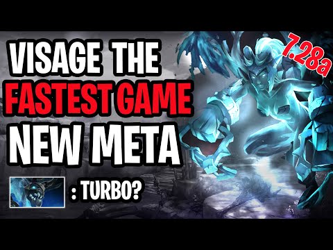 VISAGE New Meta 7.28a - Fastest Game - TURBO? - MISTWOODS UPDATE  -