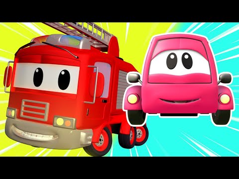 Policijski auto za djecu -  Auto Patrola i nesreća Malog Rozog auta -  Auto Patrola u Auto Gradu !