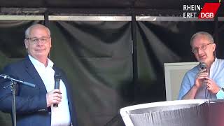 Talk mit Dr. Georg Kippels (CDU) beim DGB-Sommerfest in Frechen