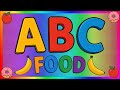 ABC Food Song Learn The ABC Alphabet With Food ABC Baby Songs