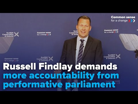 Russell Findlay demands more accountability from performative parliament