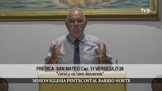 San Mateo Capítulo 11 versículo 28 “Venid y os haré descansar”