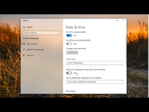 Windows 10でサマータイムをオンまたはオフにする (Turn Daylight Savings Time On Or Off In Windows 10)