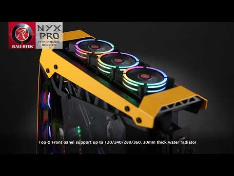 Raijintek Silenos Pro A-RGB Midi Tower - juodas video