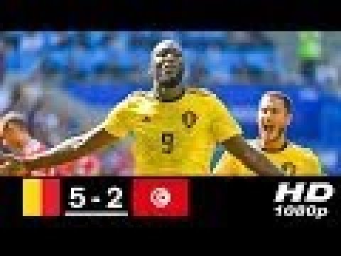 belgium vs tunisia 5-2 world cup 2018 fifa