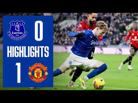 EVERTON 0-1 MANCHESTER UNITED| Premier League highlights
