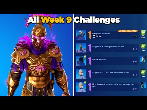 Fortnite All Week 9 Challenges Guide (Fortnite Chapter 2 Season 5) - Week 9 Epic & Legendary Quests