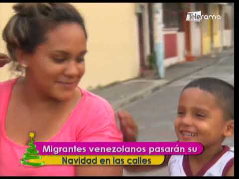 Migrantes Venezolanos pasarán su navidad en las calles