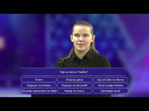 4. epizoda islamskog kviza IKRE' na Sandžak televiziji