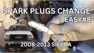 GMC Sierra 1500 Replace Spark Plugs, The 8! (2008-2013) Missfire Fix! 5.3L V8 Easy DIY