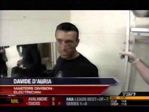 Davide D'Auria Back Stage 2005 Musclemania Canada TSN