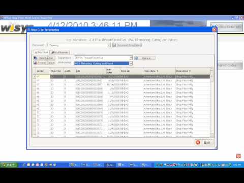 Shop Floor Work Center Reporting for Macola