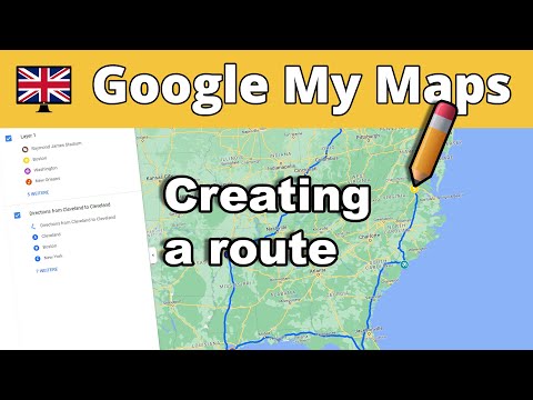 Google My Maps: Create Custom Routes | Edit & Export Tutorial