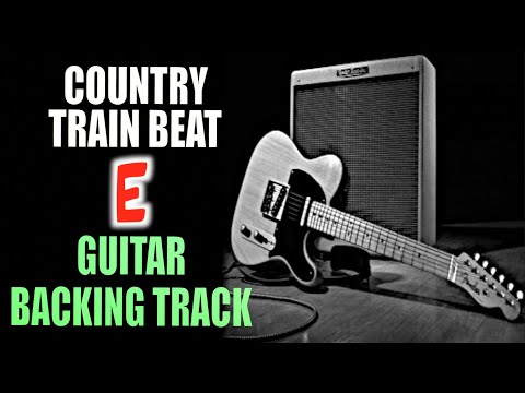 Country Train Beat in E | Guitar Backing Track