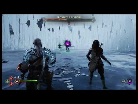 How to beat Fraekni The Zealous fight - Berserker 1 - Lake of Nine - Midgard - God of War: Ragnarok
