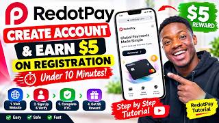 How to Create a RedotPay Account & Get $5 Sign-Up Reward 💸 (Full Tutorial 2026)
