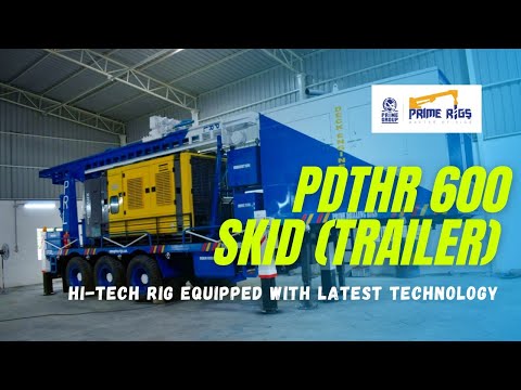 PDTHR 600 Skid Mounted Water Well Drilling Rig