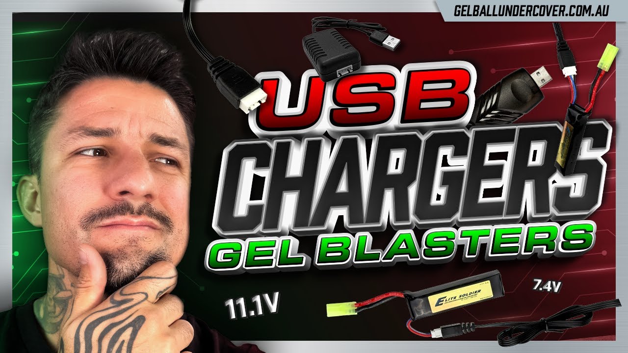 How to: Charge Gel Blaster Batteries with a USB Charger