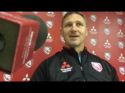 Johan Ackermann pre London Irish v Gloucester